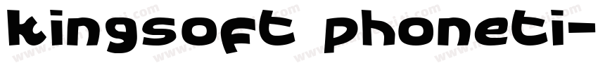 kingsoft phoneti字体转换
